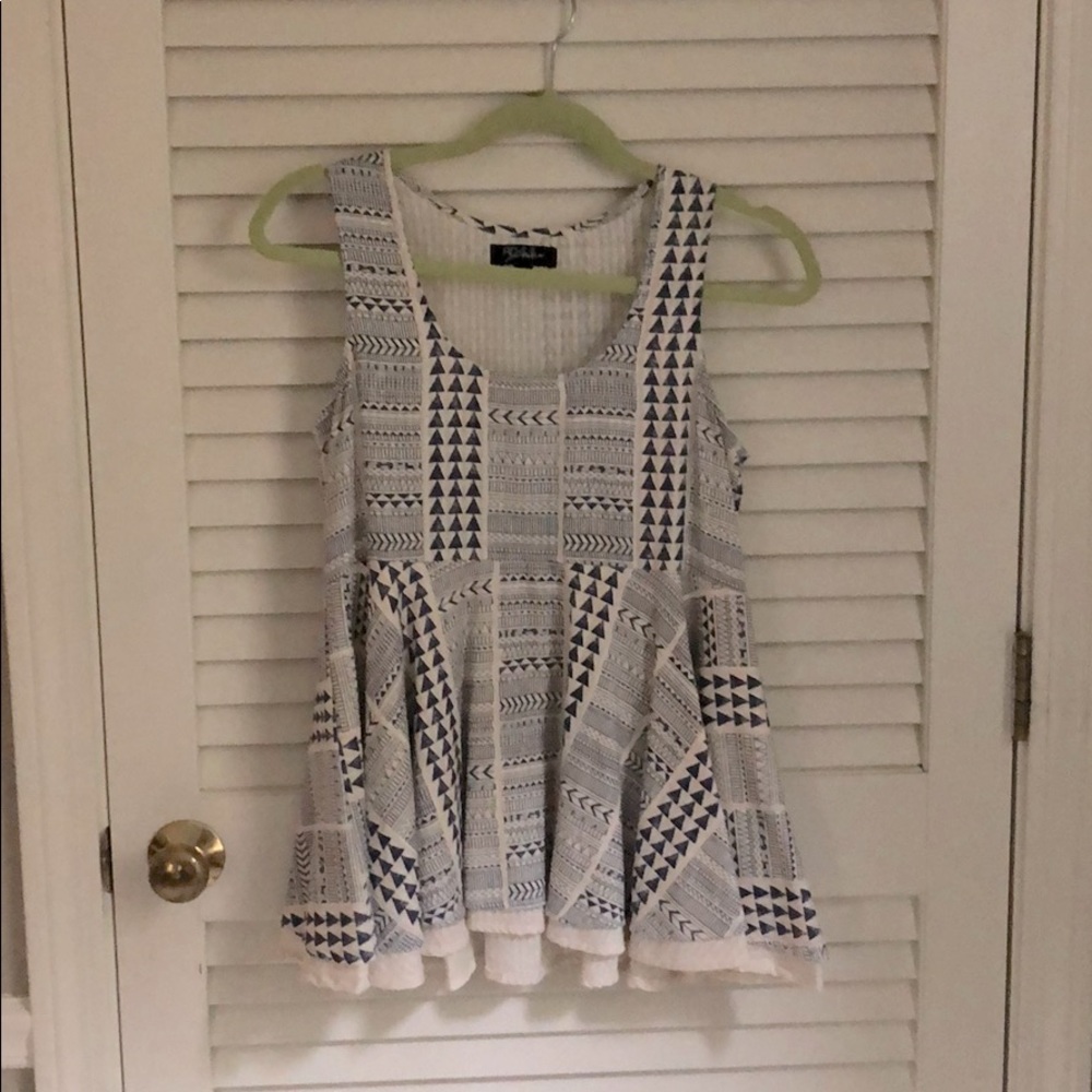 Bohemian geometric Sleeveless Top